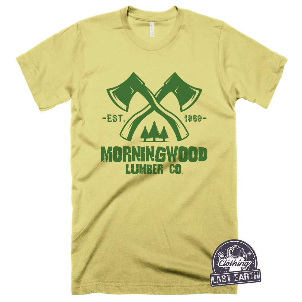 Morningwood Lumber Co T-Shirt Funny Wood Shirt Lumberjack Shirt Gifts for Him